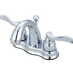 Kingston Brass NuWave French 4-Inch Centerset 2-Handle Bathroom Faucet