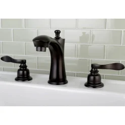 Kingston Brass NuWave French 8-Inch Widespread Bathroom Faucet