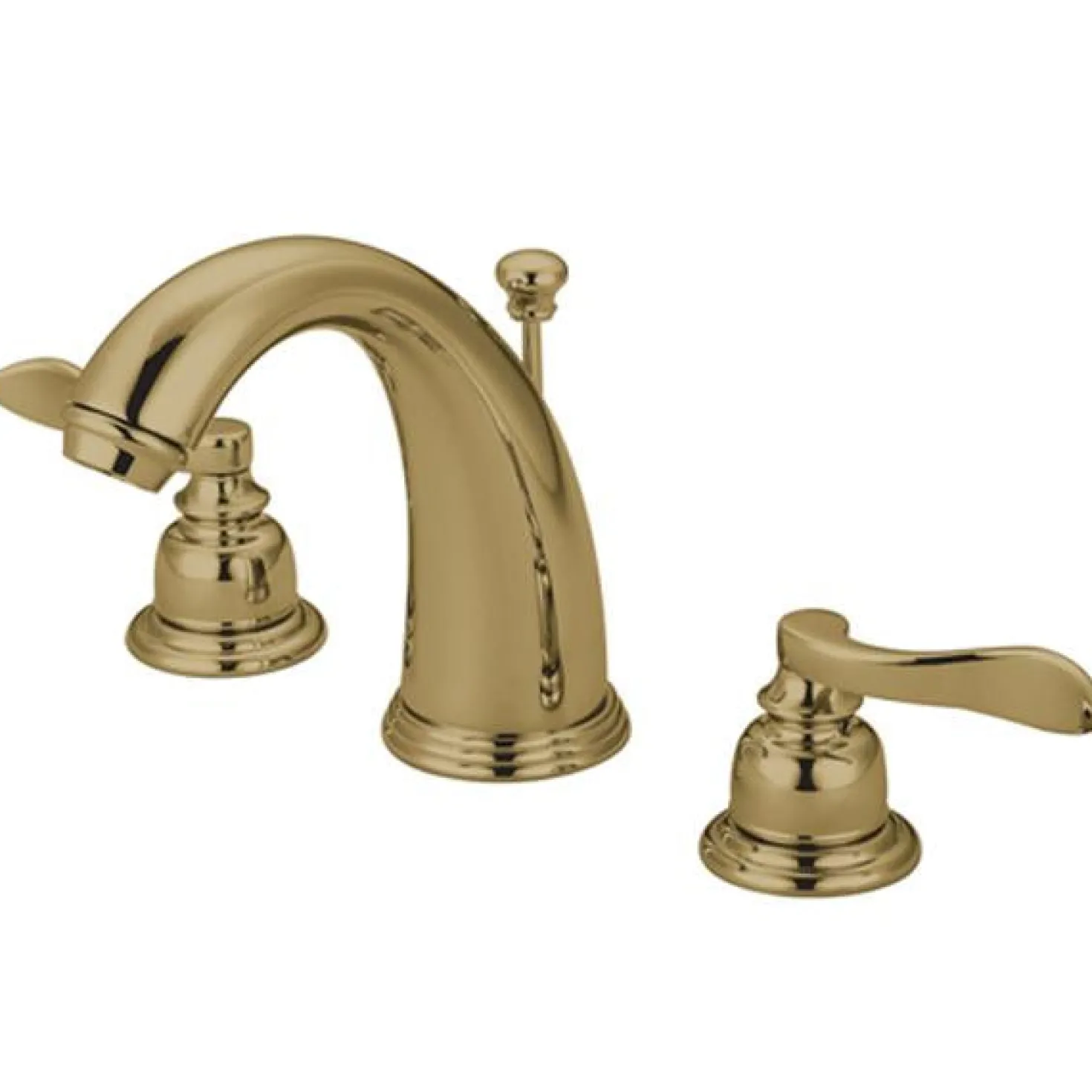 Kingston Brass NuWave French Widespread Lavatory Faucet with ABS/Brass Pop-up