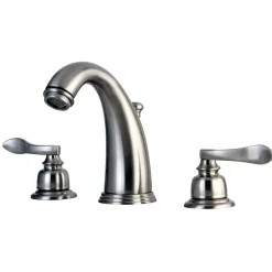 Kingston Brass NuWave French Widespread Lavatory Faucet with ABS/Brass Pop-up