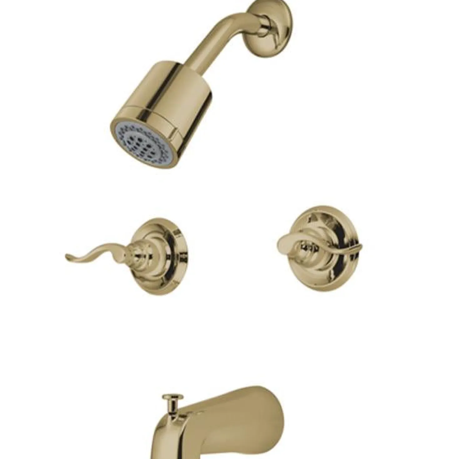 Kingston Brass NuWave French Tub and Shower Faucet with Two Handle