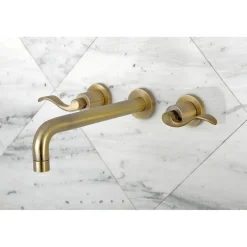 Kingston Brass NuWave 2-Handle Wall Mount Roman Tub Faucet