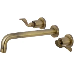 Kingston Brass NuWave 2-Handle Wall Mount Roman Tub Faucet