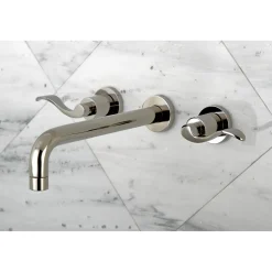 Kingston Brass NuWave 2-Handle Wall Mount Roman Tub Faucet