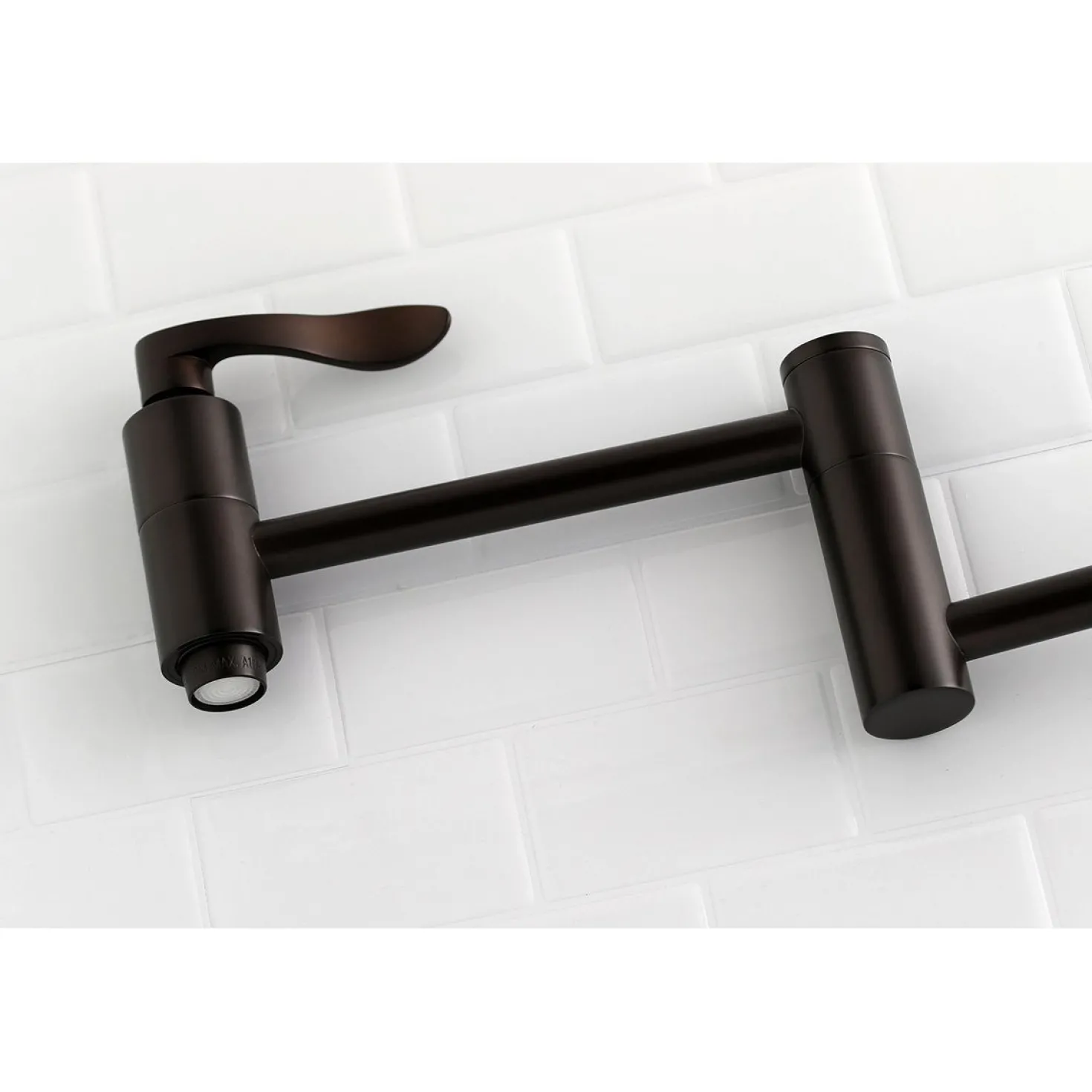 Kingston Brass NuWave Wall Mount Pot Filler Kitchen Faucet