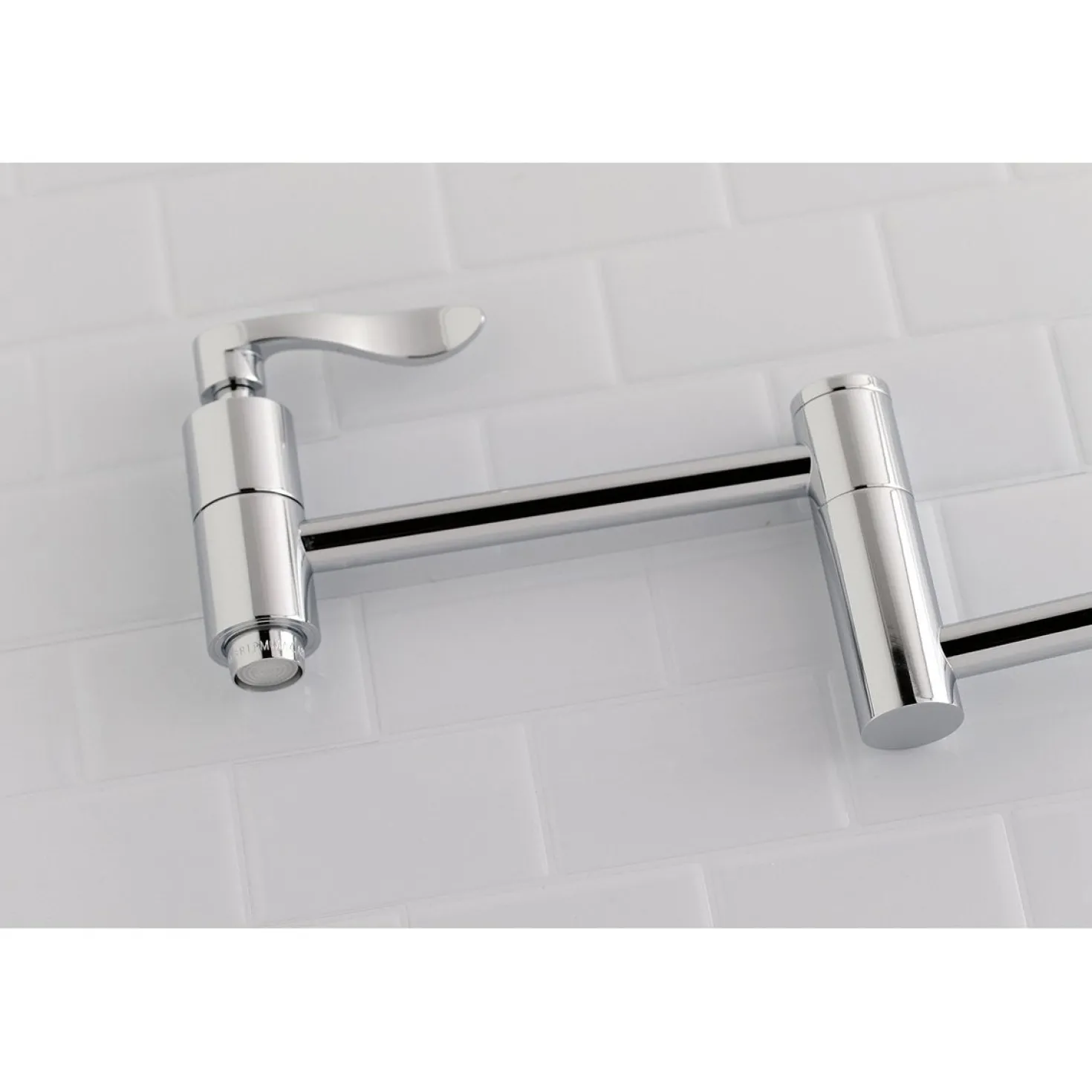 Kingston Brass NuWave Wall Mount Pot Filler Kitchen Faucet