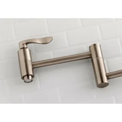 Kingston Brass NuWave Wall Mount Pot Filler Kitchen Faucet