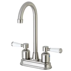 Kingston Brass Paris 4" Centerset High-Arch Spout Bar Faucet