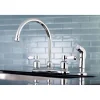 Kingston Brass Paris Deck Mount Centerset Kitchen Faucet
