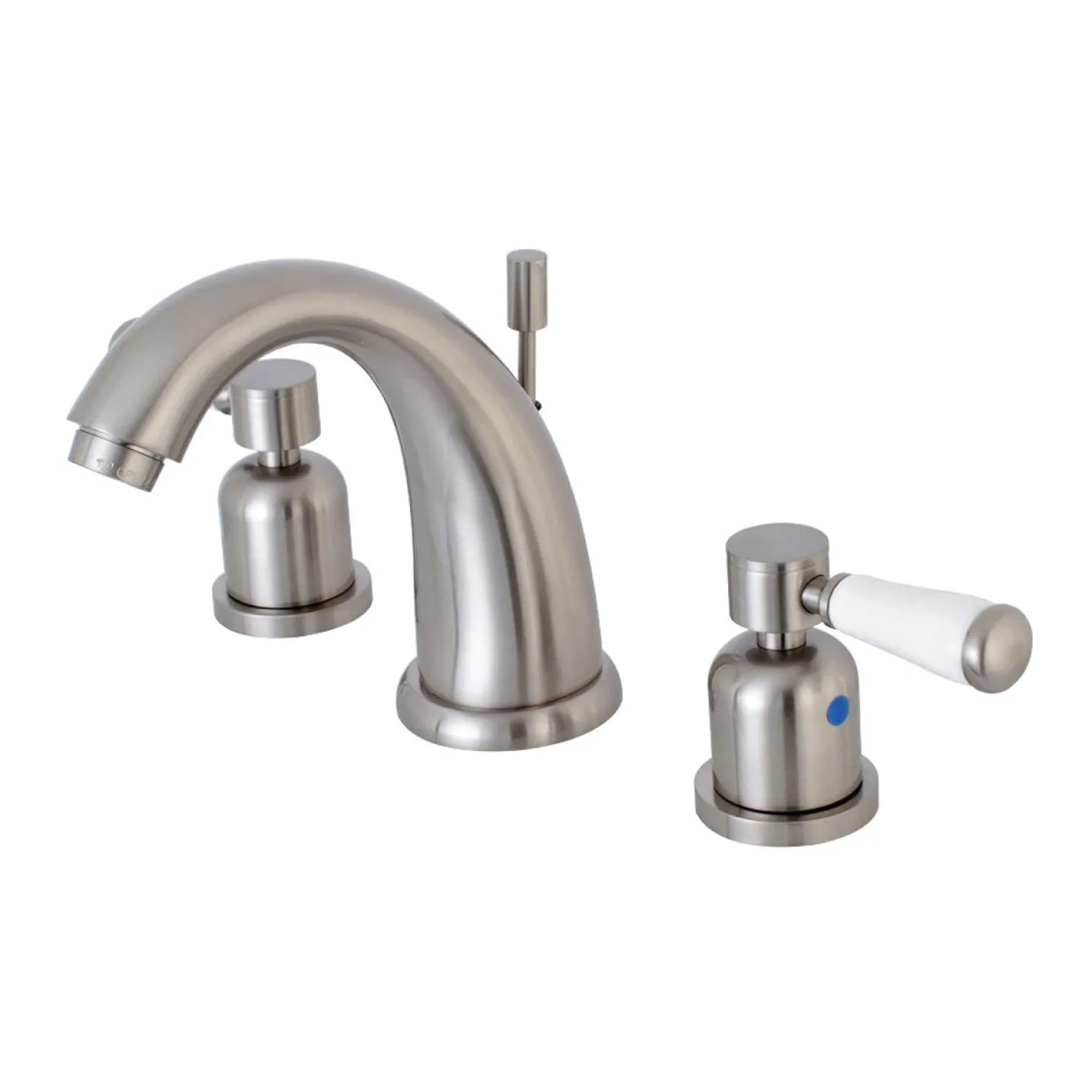 Kingston Brass Paris Deck Mount 8" Widespread Bathroom Faucet