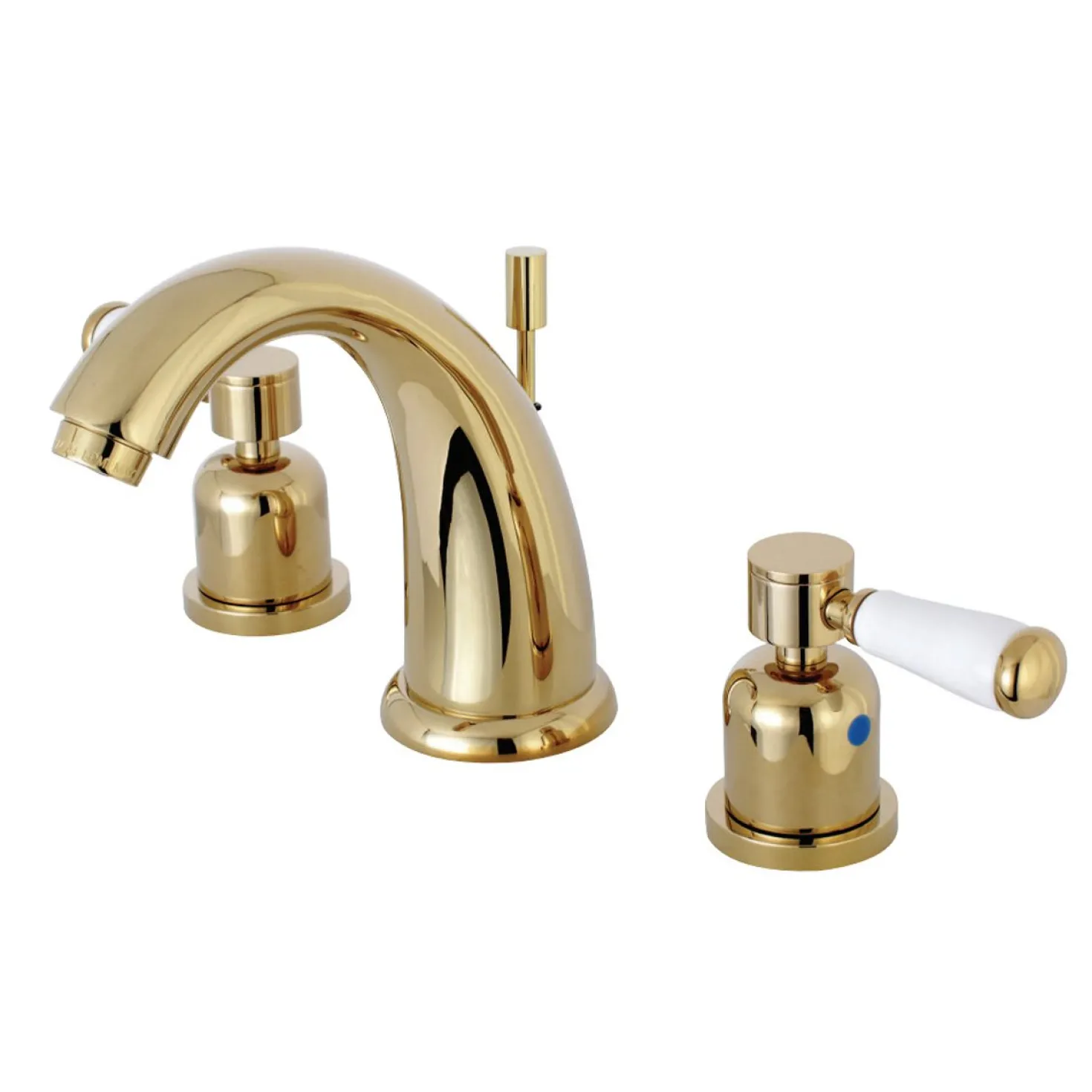 Kingston Brass Paris Deck Mount 8" Widespread Bathroom Faucet