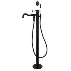 Kingston Brass Paris Freestanding Tub Faucet with Hand Shower