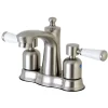 Kingston Brass Paris 4-Inch Centerset Deck Mount Bathroom Faucet