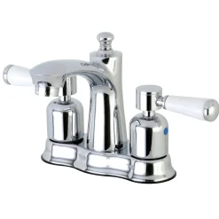 Kingston Brass Paris 4-Inch Centerset Deck Mount Bathroom Faucet