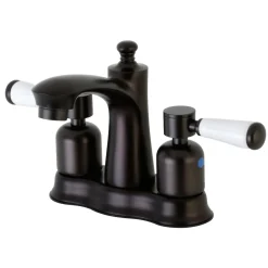 Kingston Brass Paris 4-Inch Centerset Deck Mount Bathroom Faucet