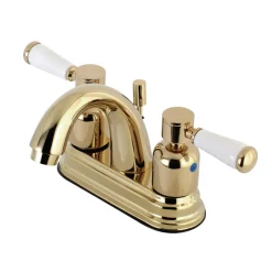 Kingston Brass Paris 4-Inch Centerset Two-Handle Bathroom Faucet