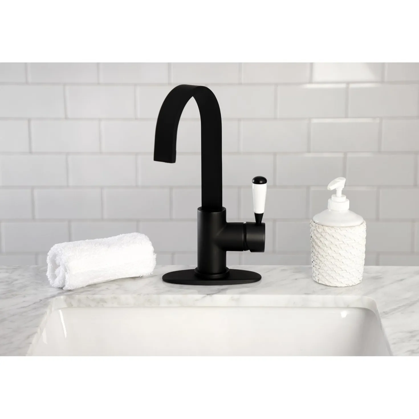 Kingston Brass Paris One-Handle 1-Hole Deck Mounted Bar Faucet