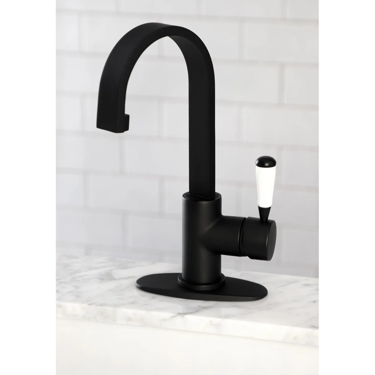 Kingston Brass Paris One-Handle 1-Hole Deck Mounted Bar Faucet