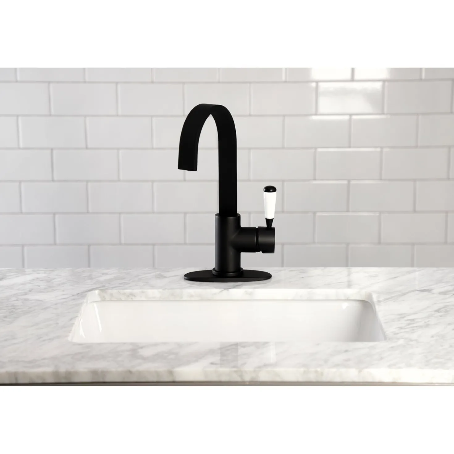 Kingston Brass Paris One-Handle 1-Hole Deck Mounted Bar Faucet