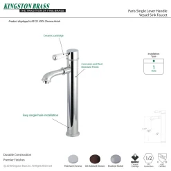 Kingston Brass Paris Single-Handle Vessel Sink Faucet