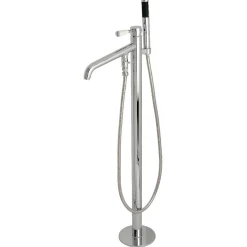 Kingston Brass Paris Single Hole Single Handle Freestanding Tub Faucet with Hand Shower