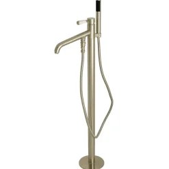 Kingston Brass Paris Single Hole Single Handle Freestanding Tub Faucet with Hand Shower