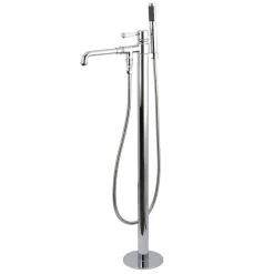Kingston Brass Paris Single Handle Freestanding Tub Faucet with Hand Shower