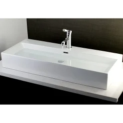 Kingston Brass Paris Single Porcelain Lever Handle Bathroom Faucet