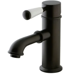 Kingston Brass Paris Single Porcelain Lever Handle Bathroom Faucet