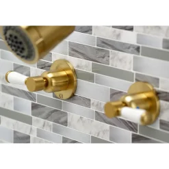 Kingston Brass Paris Two-Handle Tub and Shower Faucet