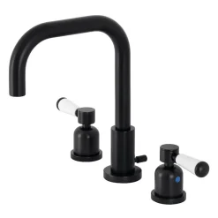 Kingston Brass Paris Widespread Bathroom Faucet with Brass Pop-Up