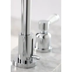 Kingston Brass Paris Widespread Bathroom Faucet with Brass Pop-Up