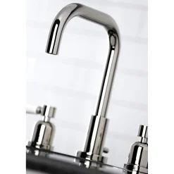 Kingston Brass Paris Widespread Bathroom Faucet with Brass Pop-Up