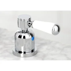 Kingston Brass Paris Widespread Bathroom Faucet with Brass Pop-Up