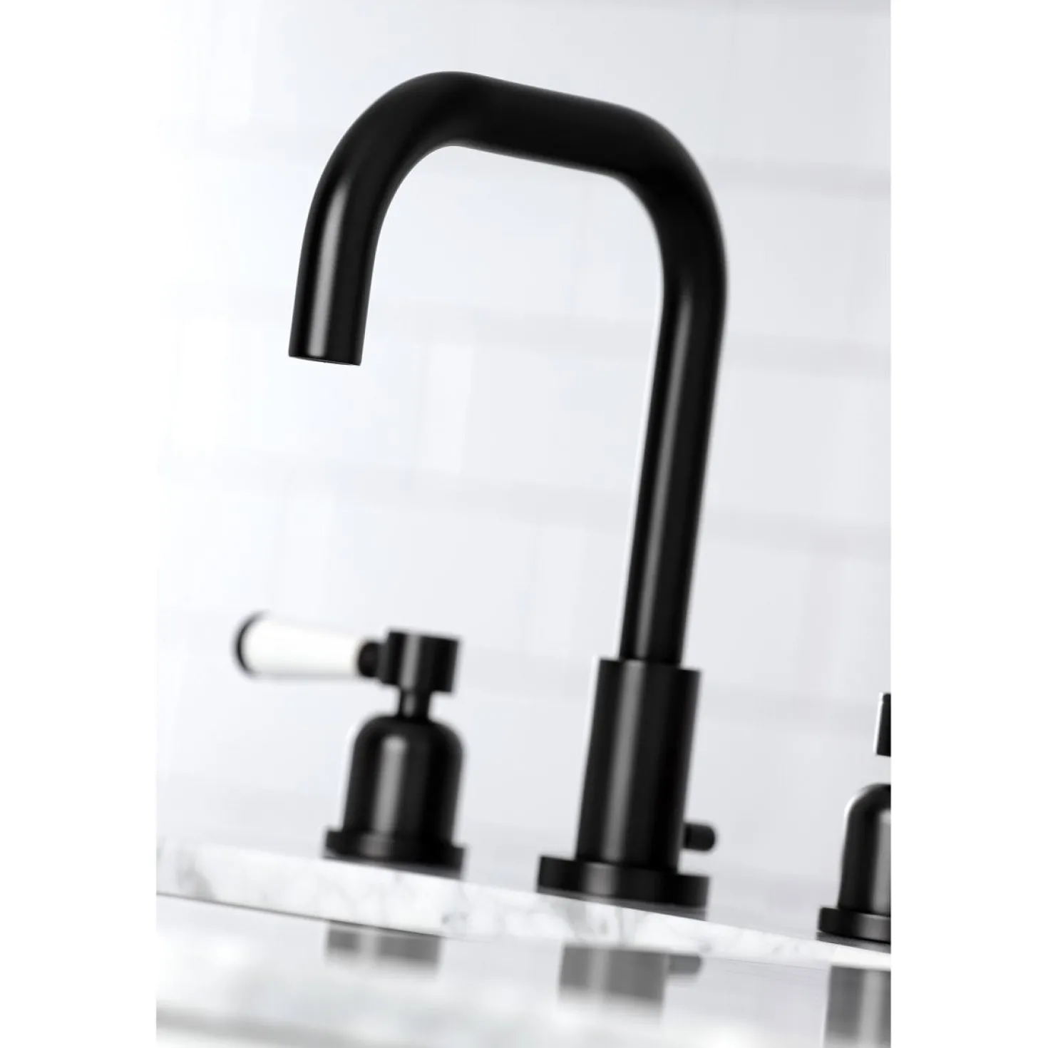 Kingston Brass Paris Widespread Bathroom Faucet with Brass Pop-Up