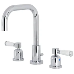 Kingston Brass Paris Widespread Bathroom Faucet with Brass Pop-Up