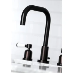 Kingston Brass Paris Widespread Bathroom Faucet with Brass Pop-Up