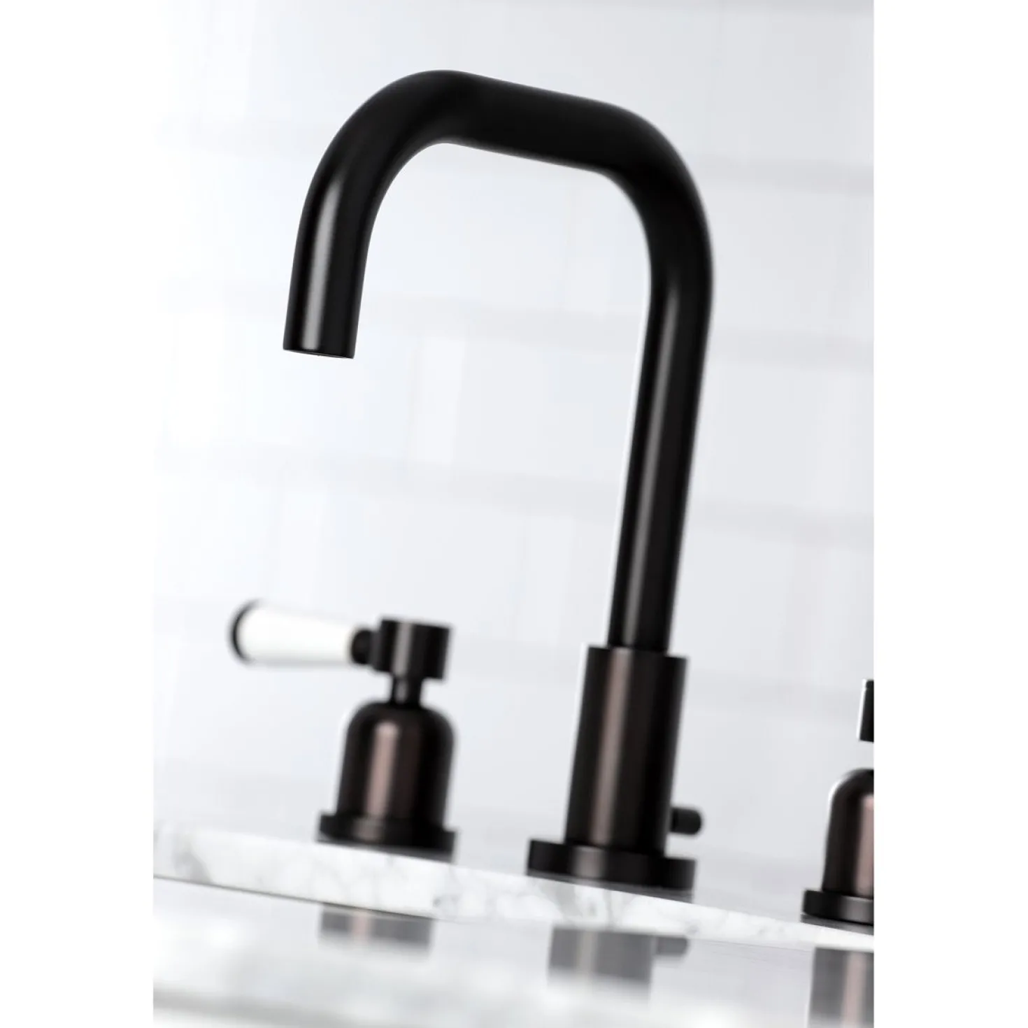 Kingston Brass Paris Widespread Bathroom Faucet with Brass Pop-Up