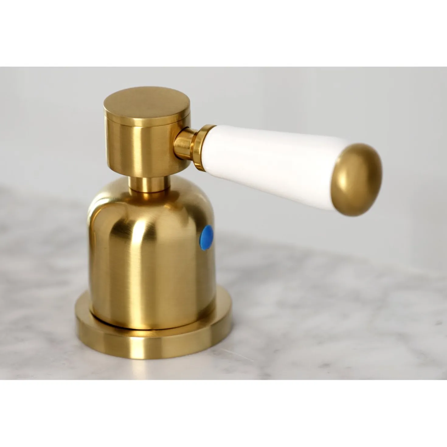 Kingston Brass Paris Widespread Bathroom Faucet with Brass Pop-Up