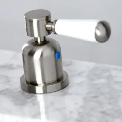 Kingston Brass Paris Widespread Bathroom Faucet with Brass Pop-Up