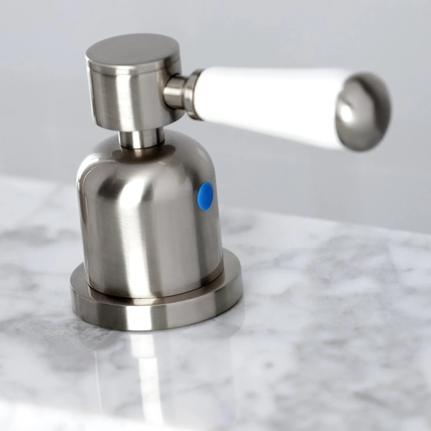 Kingston Brass Paris Widespread Bathroom Faucet with Brass Pop-Up