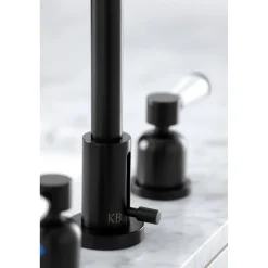 Kingston Brass Paris Widespread Bathroom Faucet with Brass Pop-Up