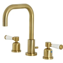 Kingston Brass Paris Widespread Bathroom Faucet with Brass Pop-Up
