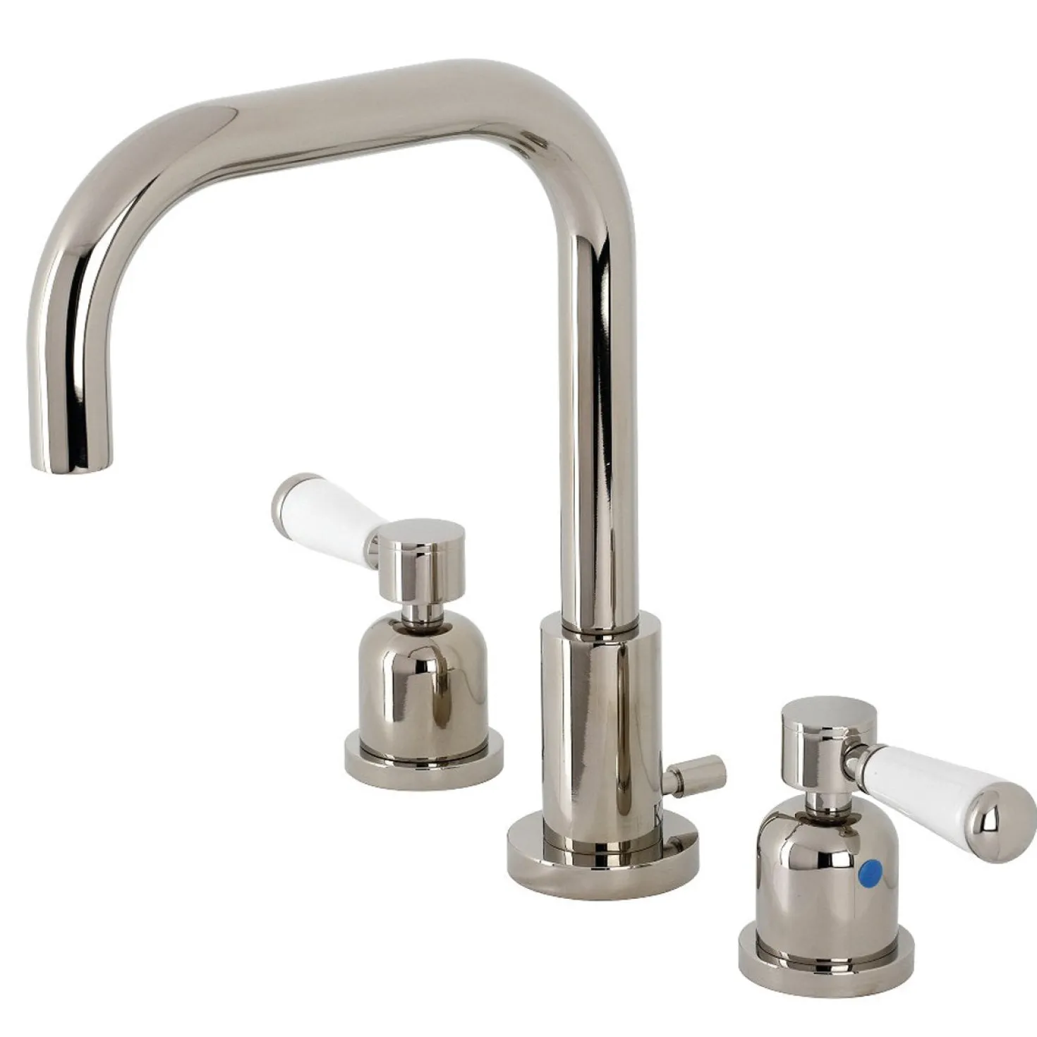 Kingston Brass Paris Widespread Bathroom Faucet with Brass Pop-Up