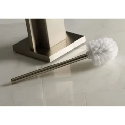 Kingston Brass Pedestal Toilet Paper Holder with Toilet Brush Holder