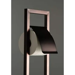 Kingston Brass Pedestal Toilet Paper Holder with Toilet Brush Holder
