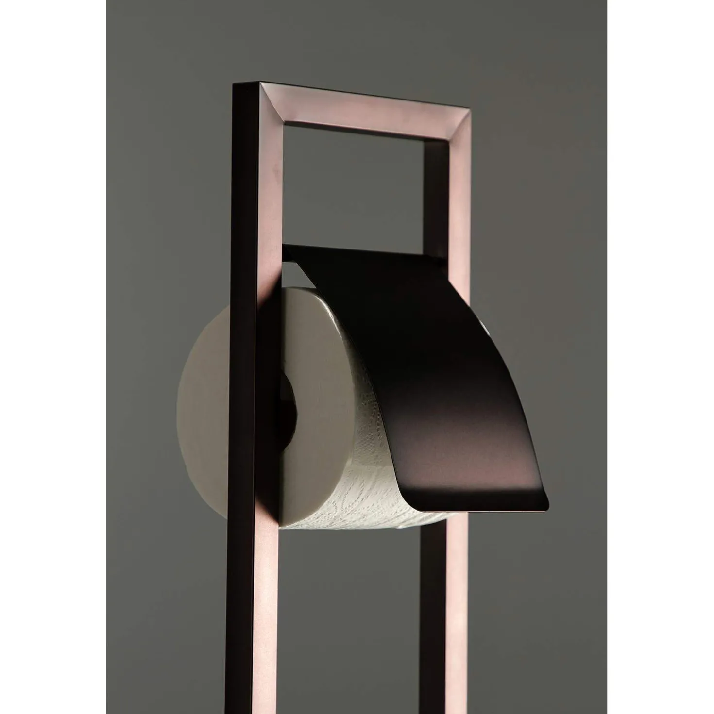 Kingston Brass Pedestal Toilet Paper Holder with Toilet Brush Holder
