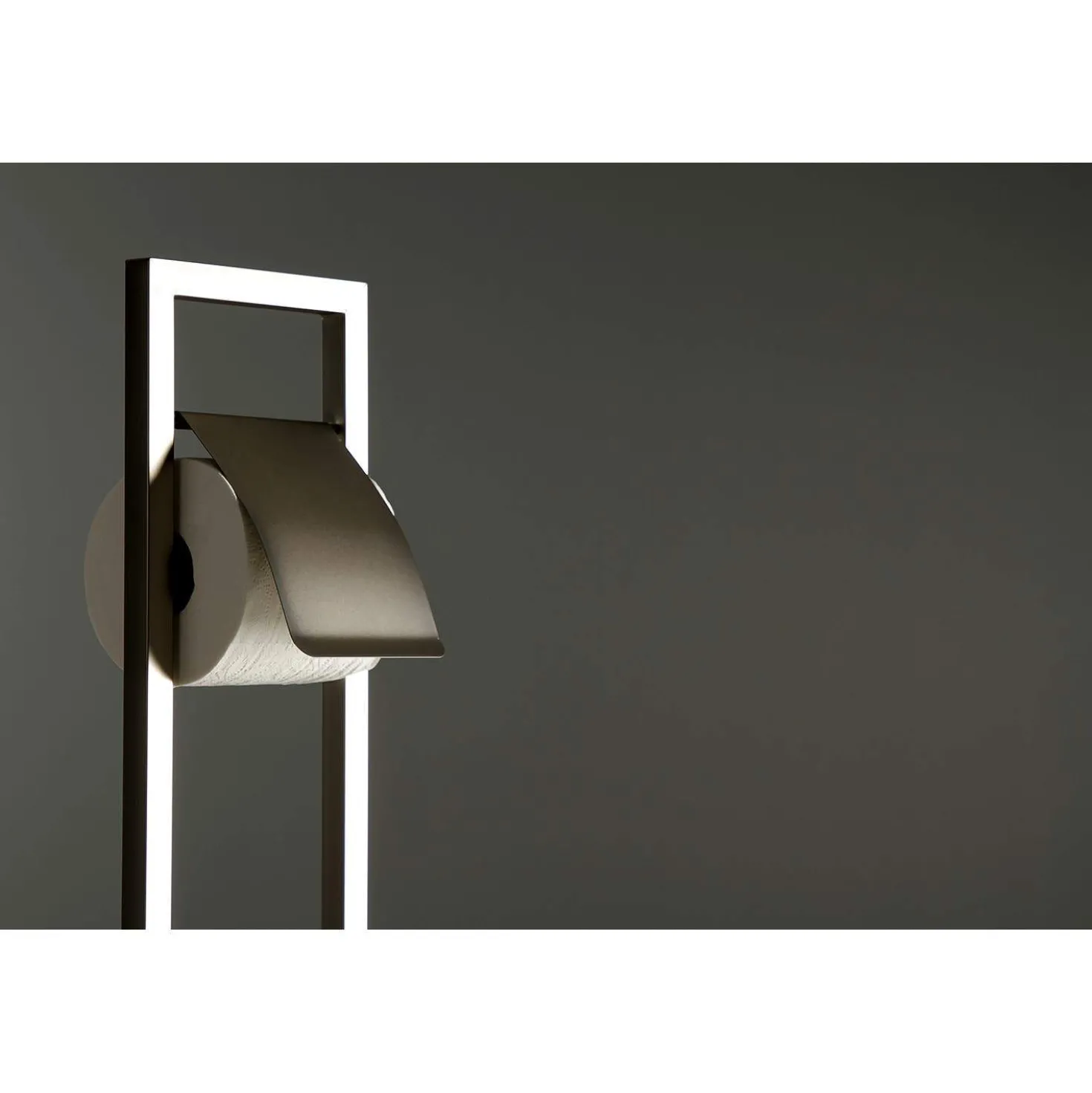 Kingston Brass Pedestal Toilet Paper Holder with Toilet Brush Holder