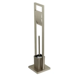 Kingston Brass Pedestal Toilet Paper Holder with Toilet Brush Holder