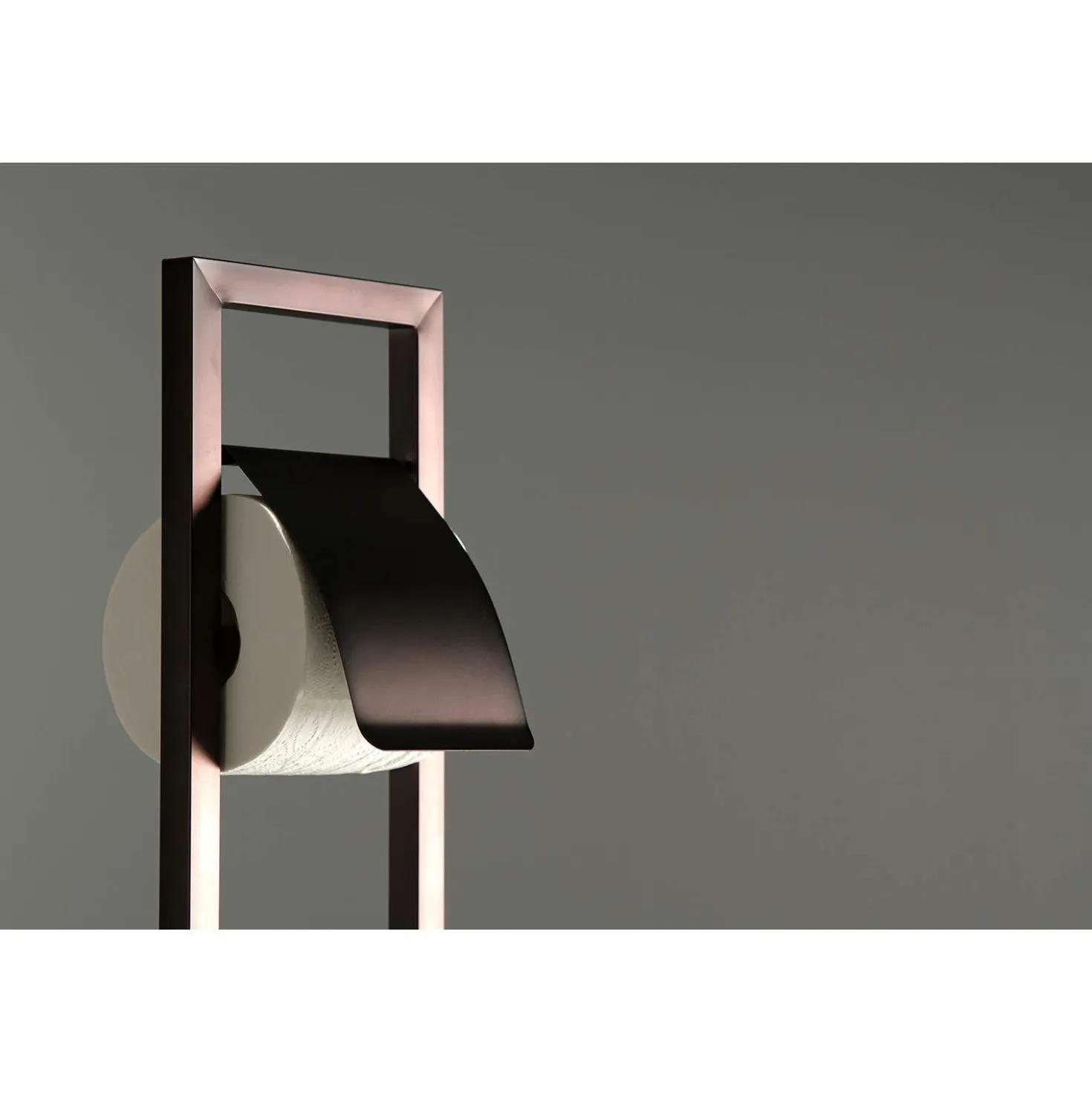 Kingston Brass Pedestal Toilet Paper Holder with Toilet Brush Holder